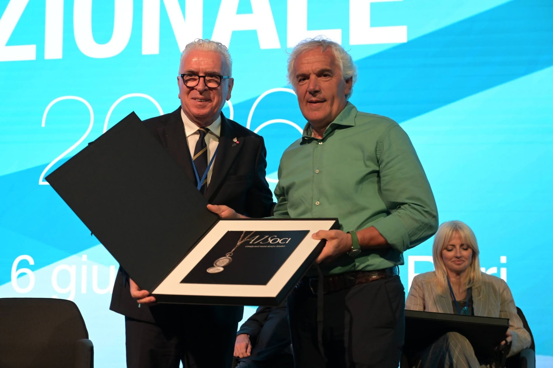 Un momento della premiazione alla Convention Nazionale AIS